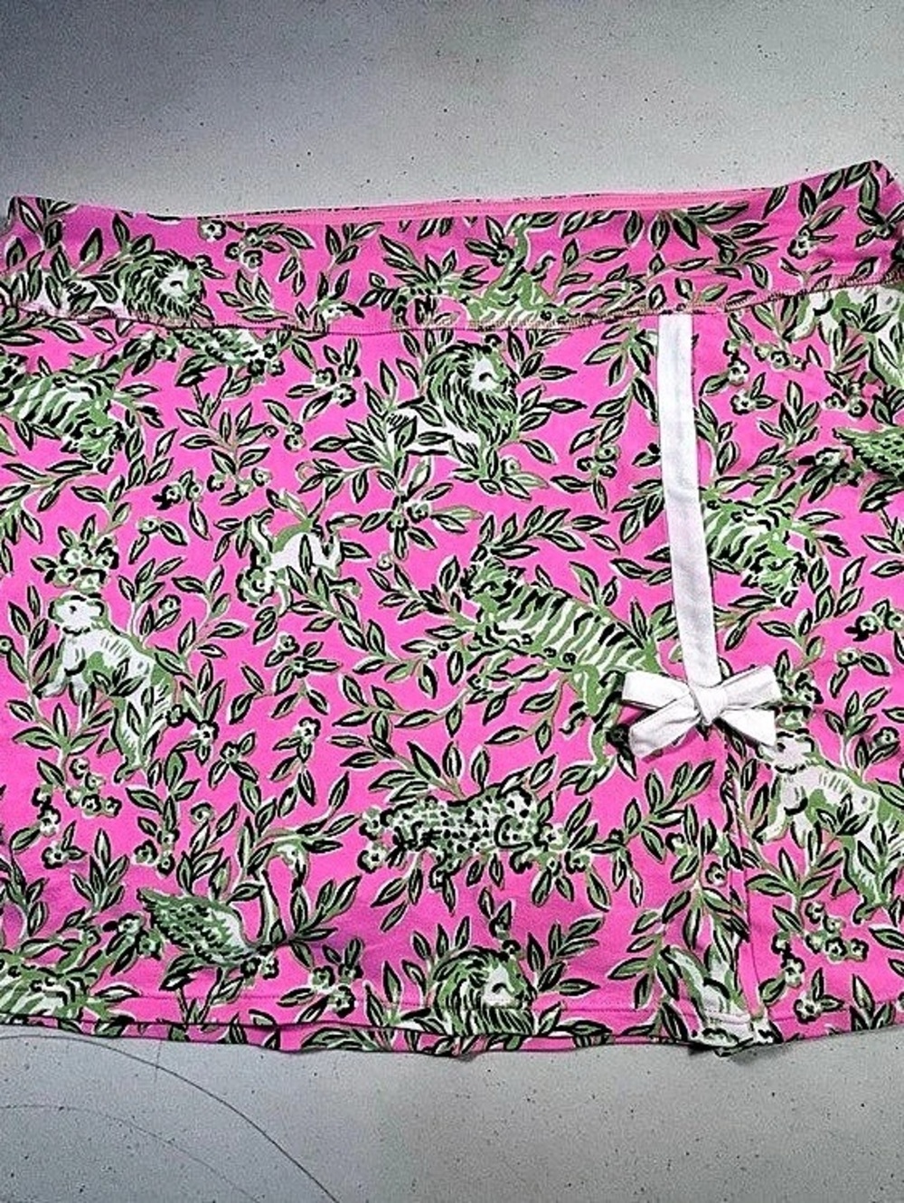 Lilly Pulitzer Luxletic Meryl Floral Skort in Pink & Green Size XL
